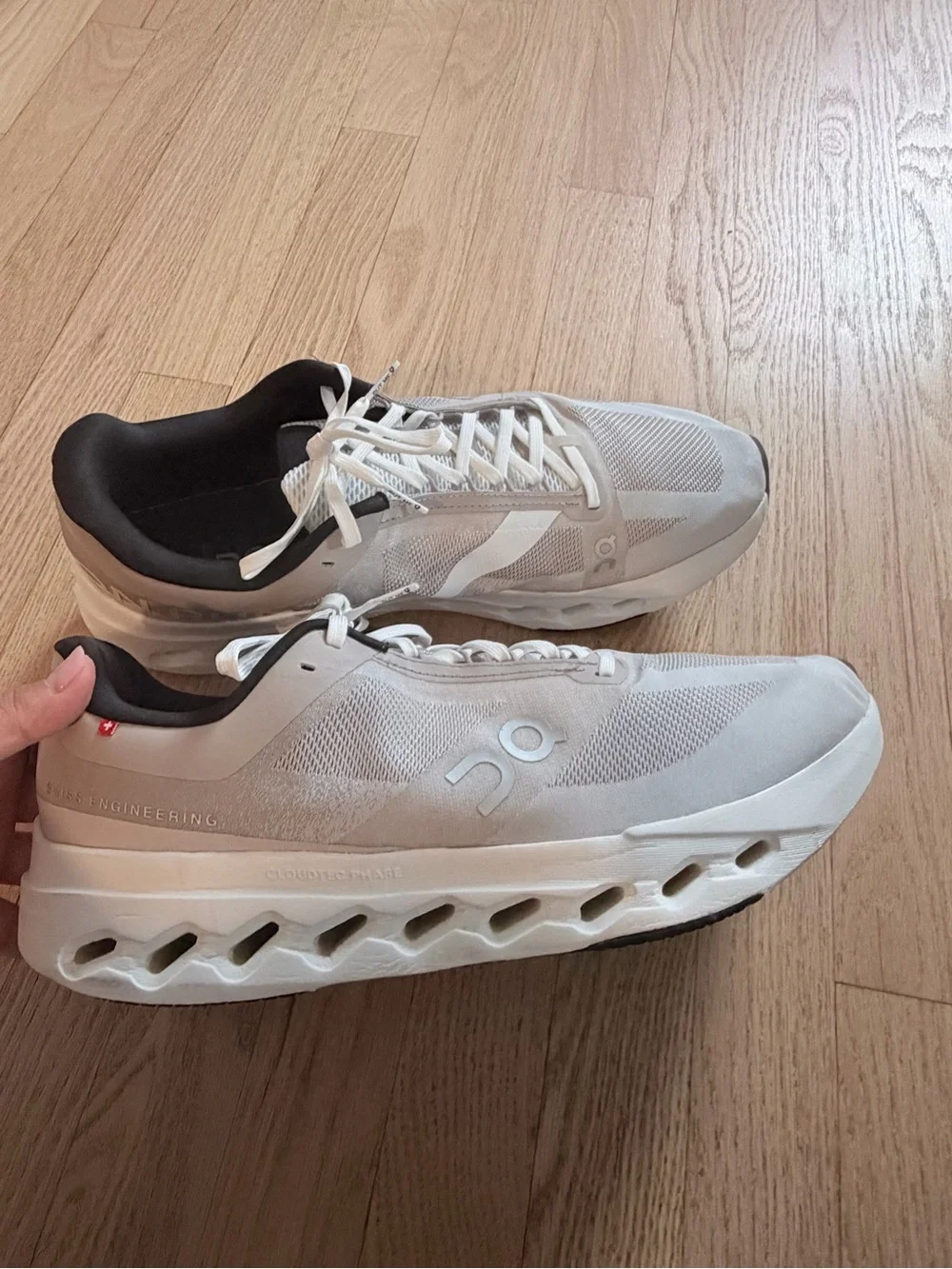 On Running CloudTec Phase Men’s Sneakers Gray White – Size 13